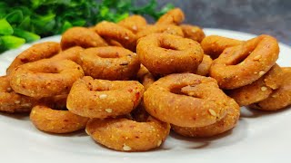 Ring Murukku Recipe | Bakery style Crispy and spicy kodubale |