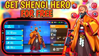 GET SHENGI CHARACTER FOR FREE IN BULLET ECHO INDIA || BULLET ECHO INDIA CHARACTER TRICKS