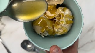 🤎🍨 Viral olive oil caramel | 2-Ingredients | No cooking & no equipment required