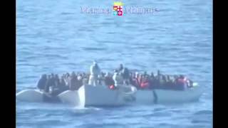 Itália resgata milhares de refugiados no Mediterrâneo