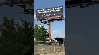 Funny billboard I found! #dad #shorts #viral #foryou #fyp #funny #cars #trucks #wife