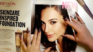 ASMR 🎀 Magazine Flip Through ✨ Celebrities Face Tracing 📖 Paper Sounds, Whispering