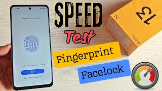 Realme 13 fingerprint vs Facelock test Review 🔥| Realme Speed test !