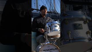 Pirate Ship Drumming #drums #drumming   #pirateship #canopusdrums