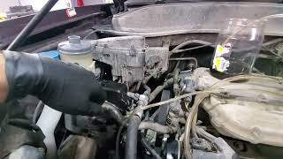 Honda Ridgeline Power steering fluid change.  Weak power steering.