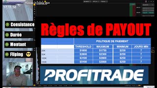 Toutes les regles de payout PROFITRADE