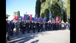 35° RADUNO NAZIONALE ANGS-ETS   CASERMA "A.GANDIN"  ALZABANDIERA E ONORI CADUTI