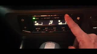 How to operate the Air Conditioner Panel on the Perodua Ativa