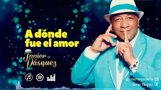 Javier Vásquez - A dónde fue el amor (Lyric Video)