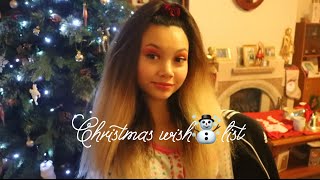 The basic Christmas Wishlist video