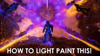 Light Painting Tutorial - How To Light Paint a Interstellar Traveler