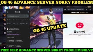 The Free Fire Advance Server is not available for this region | advance server kaise open hoga