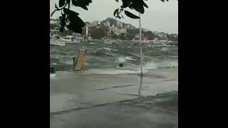 #video El oleaje en el malecón del puerto de #Acapulco www.unoticias.com.mx @Ultimas