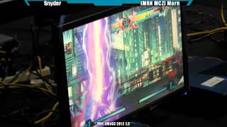 WNF UMvC3 2012 1-5 m13 Snyder vs [MRN MCZ] Marn