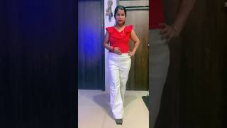 White jeans from Myntra #myntra #myntrashopping #my_first_vlog #shortsvideo #viral #trending