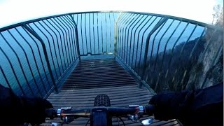 Arrival At Thunder Bay Lookout. Surly Moonlander Fat Bike.