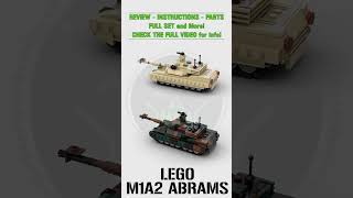 LEGO | Mini M1A2 ABRAMS Tank | MBT - 1/70 Scale #lego #moc #afol #fyp #fypシ #shorts #short #abrams