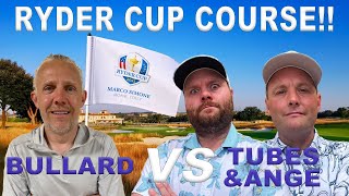 2 Mid-Handicappers V Scratch Golfer At RYDER CUP COURSE! 🏌️‍♂️🇮🇹| Tubes & Ange v Jimmy Bullard