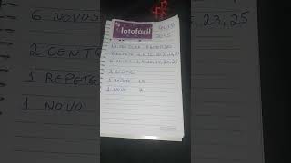 Palpite para o concurso da lotofácil 3045 curte e escreva - se no canal.