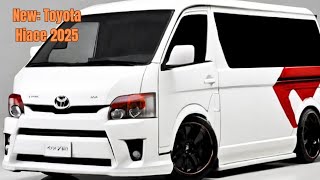 2025 Toyota Hiace officially revealed | More modern and more comfortable!