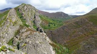 Ruta del Cañon de Fresnedelo a vista de dron.