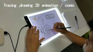 A4 Level Dimmable Led Drawing Copy Pad Board Children's Toy Painting Educational Kids Grow