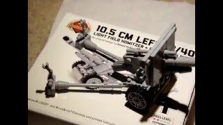 BrickMania 10.5cm leFH 18/40 Light Field Howitzer Review!