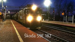 Škoda 59E 182 z Cysternami przelotem w Chojnowie