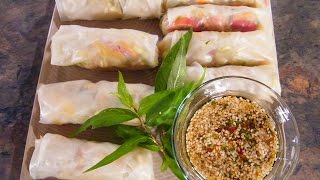 Vegetarian Cooking Lesson - Vietnamese Rice Paper Rolls