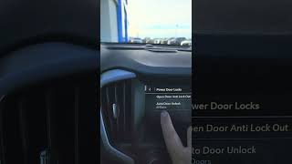 Find the Vehicle tab in settings. Locate Passive Door Unlock. Select all doors