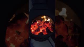 Sunday Night Vibes #chiminea #shorts #shortsfeed #fire #relaxing #chill