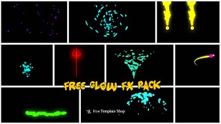 Free Neon Glow fx pack #9 - 100% Copyright Free (New animations)