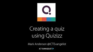 Creating a quiz using @Quizizz