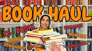 Huge book haul 📚 (25+ books) All of the books I bought in one month || Monthly Haul #1