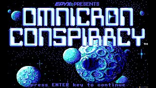 Omnicron Conspiracy gameplay (PC Game, 1989)