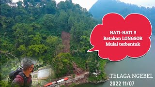 TELAGA NGEBEL || Hati-Hati‼️ Retakan LONGSOR mulai terbentuk lagi.#ponorogo #ngebel