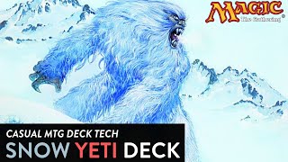 MTG DECK TECH 70: YETI snow deck with Kaldheim / Yeti tribal