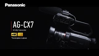 Introducing Panasonic 4K 60p Camcorder AG-CX7