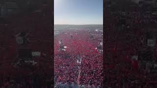 MASSIVE pro-Palestine protest in TURKEY!   #gaza #palestine #turkey