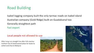 Geography@Penrice Solomon Islands causes and effects of deforestation