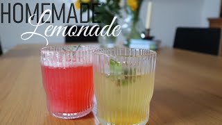 Homemade lemonade 🍋 / birthday week / diy citronella candles