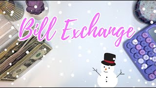 BILL EXCHANGE | #budget #billexchange #finances #budgeting #money #cash #cashstuffing