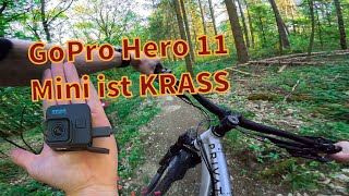 NEUE KAMERA - GOPRO HERO 11 MINI TEST -  Super schnelle abfahrt auf dem FLOWTRAIL BAD ENDBACH - RAW