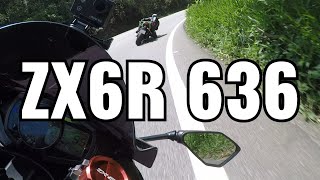 02 Kawasaki Ninja ZX6R 636 acelerando na subida de serra #zx6r #zx6r636