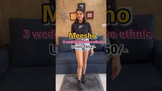 Ethnic wear from meesho😍| Comment for link🖇️ & subscribe for more🥹#youtubeshorts #meesho