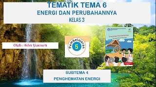 Kelas 3 SD : Tema 6 Subtema 4 Pembelajaran 5