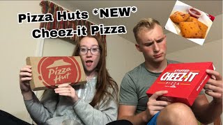 Trying Pizza Huts *NEW* Cheez-it pizza