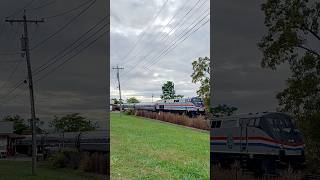 Nice Amtrak Honks Of The K5LA Horn @ Castleton On Hudson, NY!