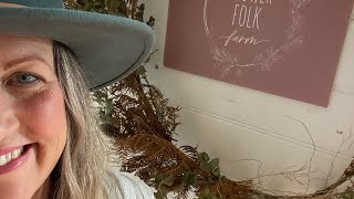 Make A Wild Boho Wreath From Scratch | Gorgeous Winter Frost On the Flower Farm 💐🌻💝