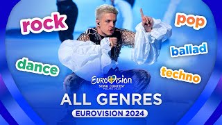 Eurovision 2024: ALL SONG GENRES (All Participants)